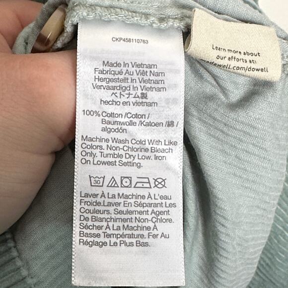 MADEWELL Corduroy Yorkway Shirt Jacket Sage Mist Sz L {3F24} - Picture 5 of 6